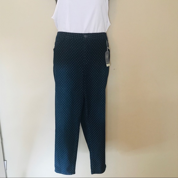Size 22W | Wit & Wisdom Denim Polka Dot Jeans - Picture 7 of 16